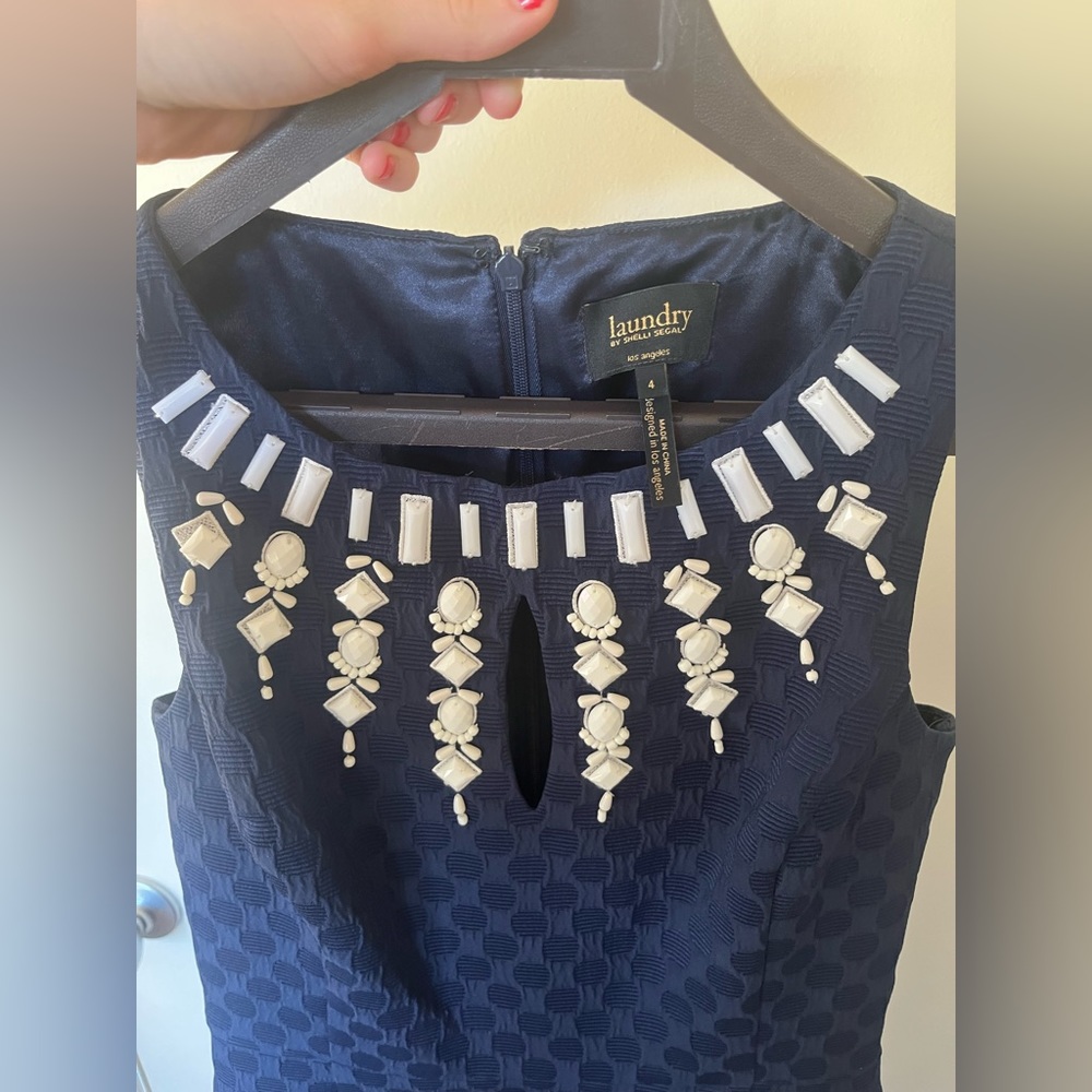 Blue Business Dress